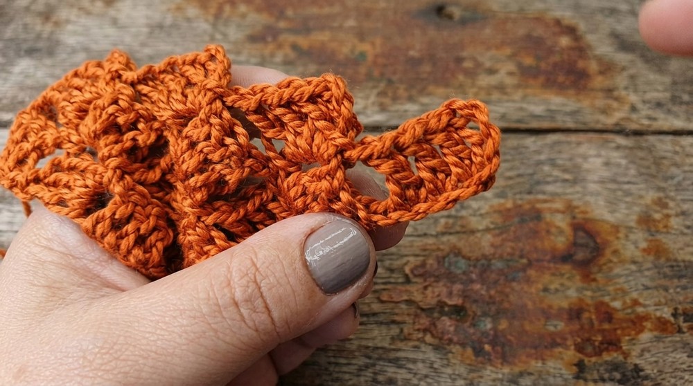 How to Crochet a Shawl – With Tassels and Cords to Tie 4