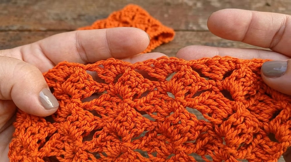 How to Crochet a Shawl – With Tassels and Cords to Tie 5