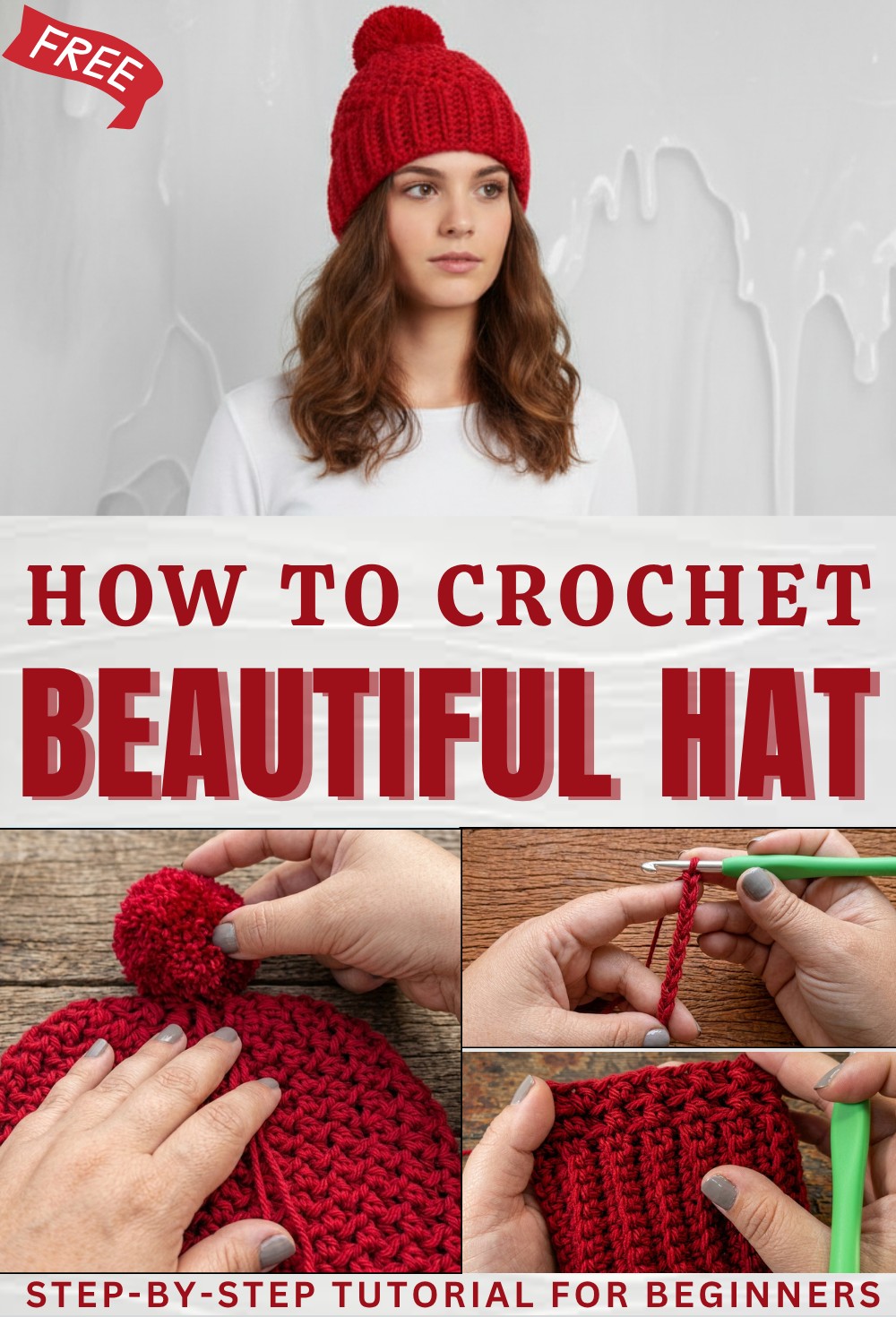 How to Free Crochet Hat Pattern for a Cozy Touch - Red Agape Blog