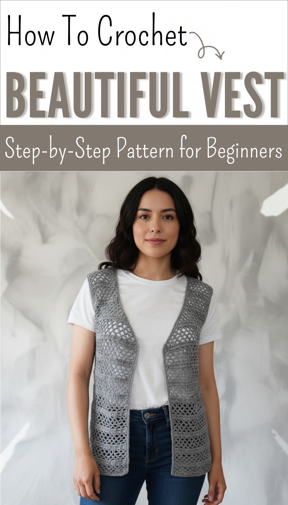 How to crochet a vest step by step 9