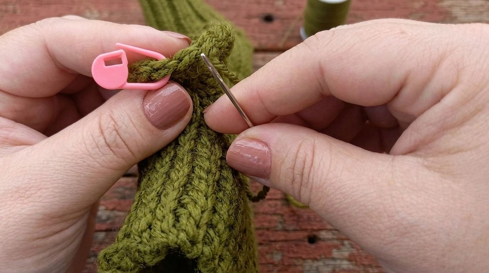 How to crochet mittens – With a rectangle 7