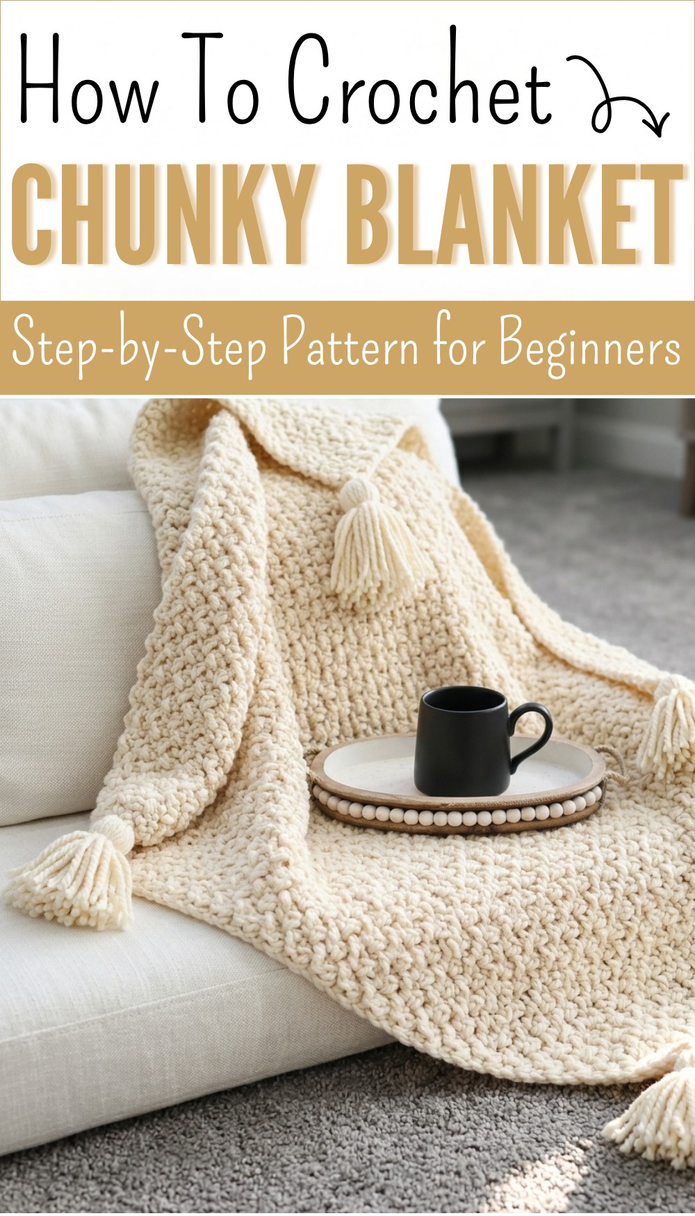 MODERN CHUNKY BLANKET EASY 8