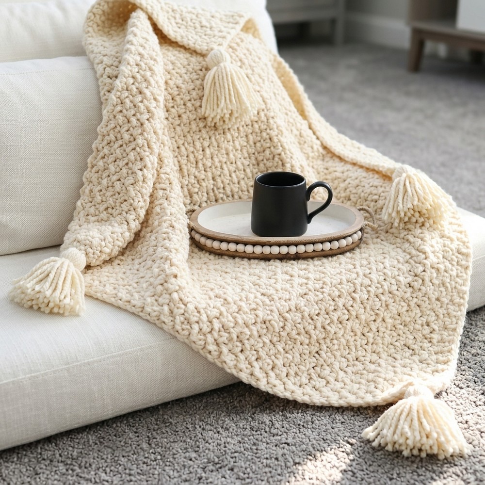 MODERN CHUNKY BLANKET EASY 9