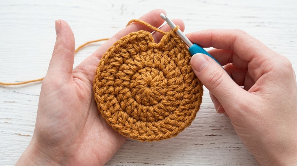 Mini Crochet Bunny Drawstring Bag for Beginners 5