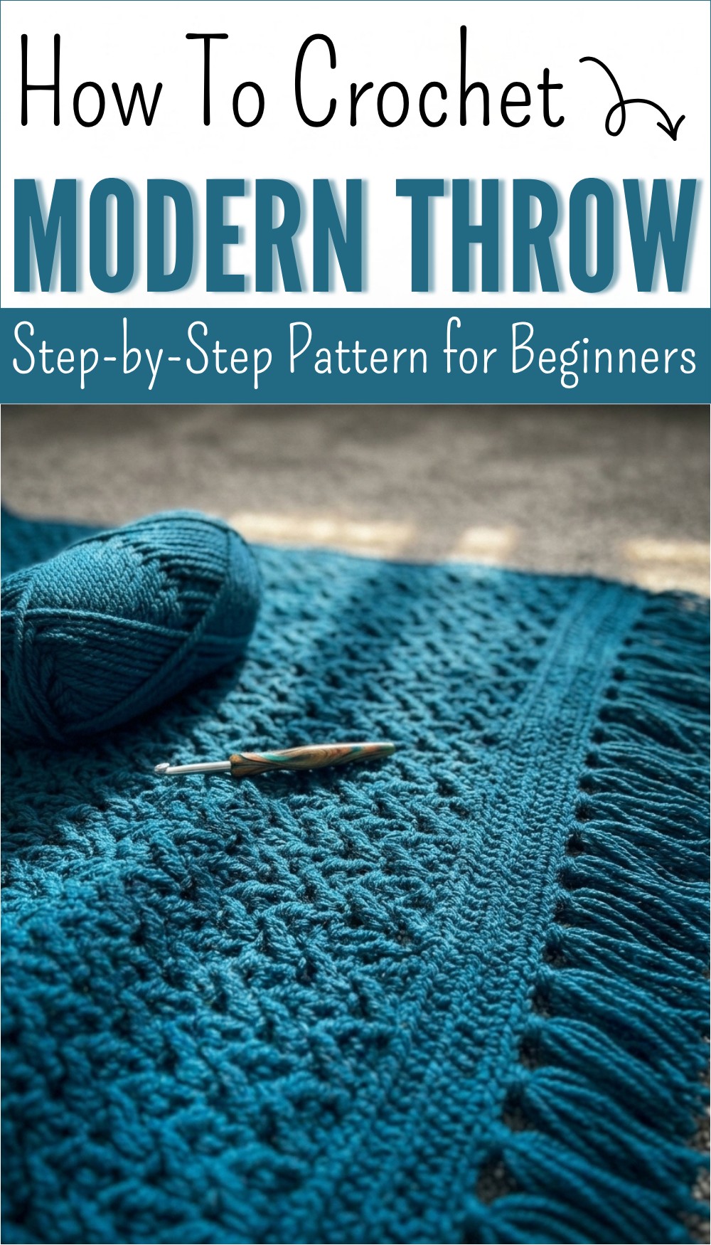 Modern Crochet Throw Crochet Blanket Pattern Full Tutorial 7