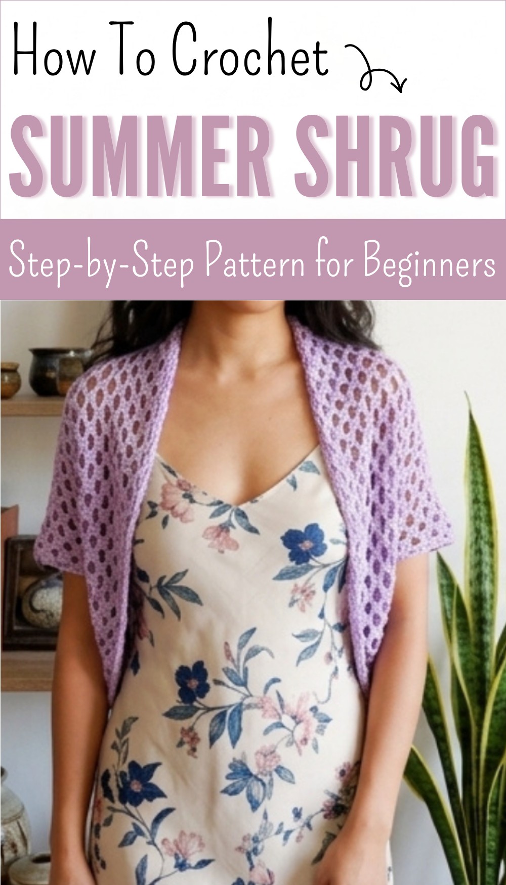 Quick crochet summer shrug pattern 9