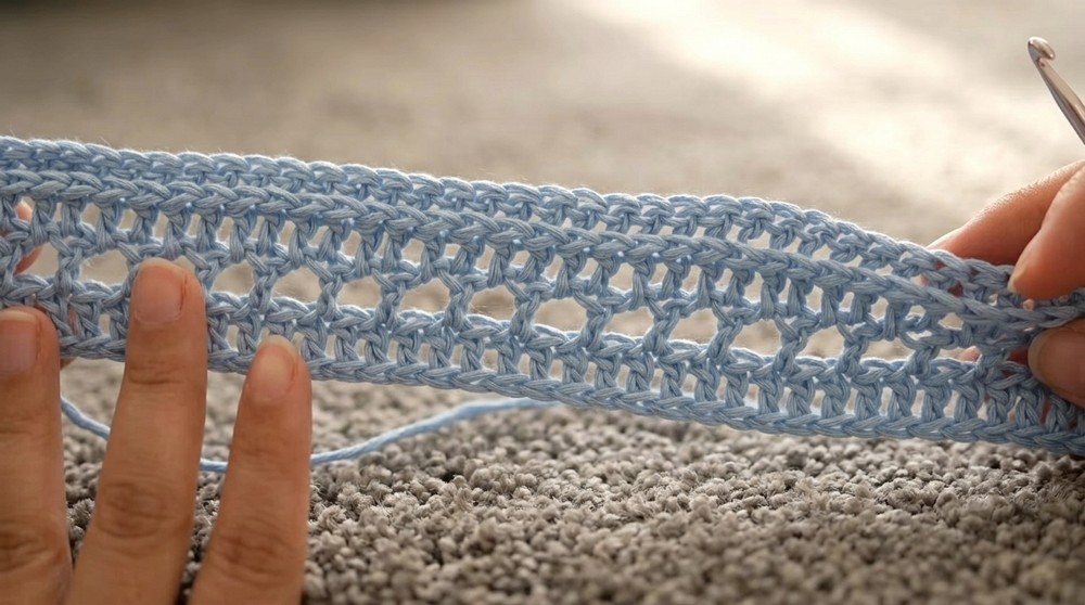SALVIE SHAWL - Rectangular Shawl Crochet Tutorial 4