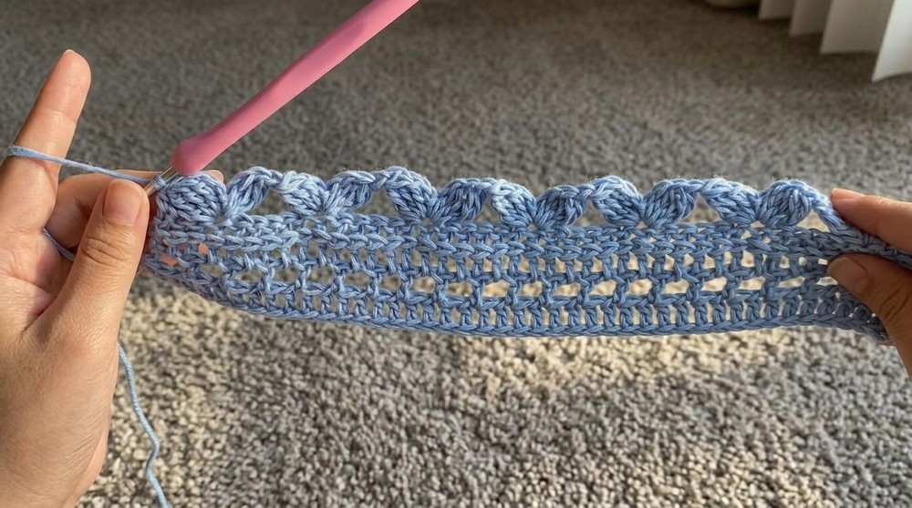 SALVIE SHAWL - Rectangular Shawl Crochet Tutorial 5