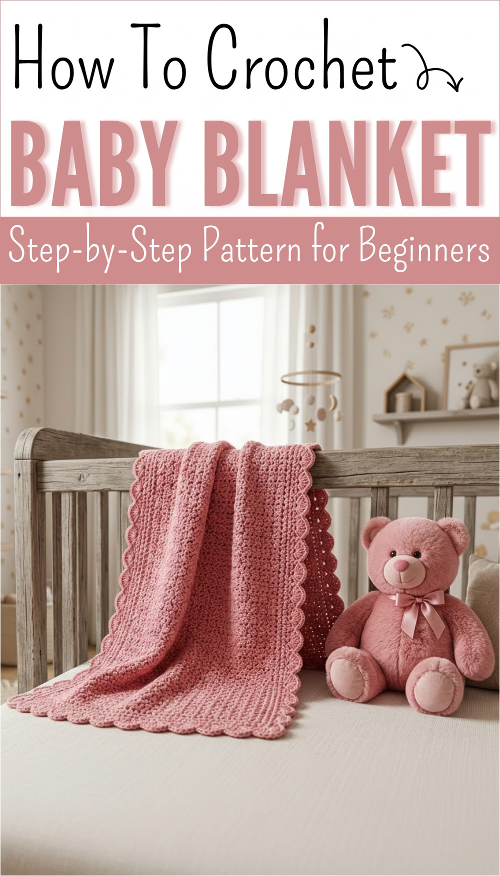 Simple Crochet Baby Blanket - A Quick & Easy 8