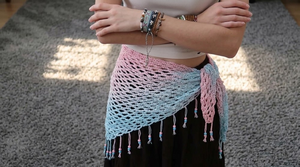 Skirt & Swimsuit Wrap Crochet Tutorial 2