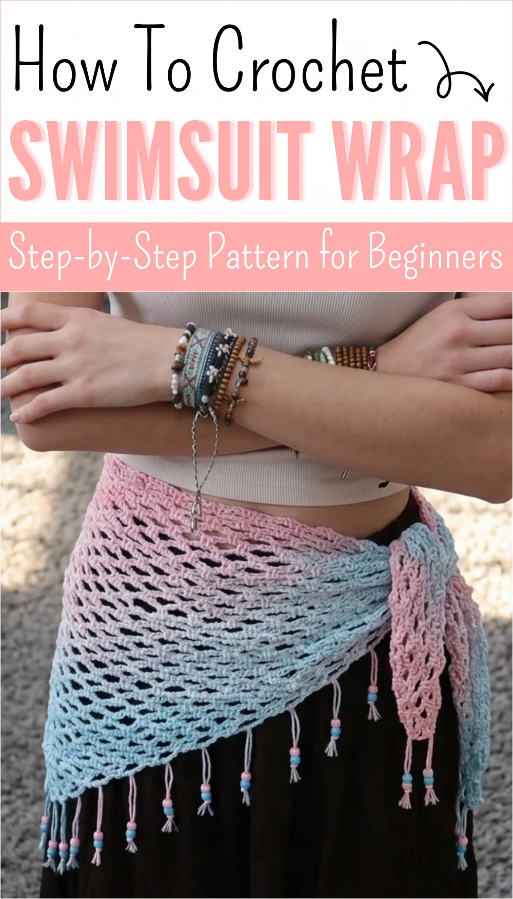 Skirt & Swimsuit Wrap Crochet Tutorial 8