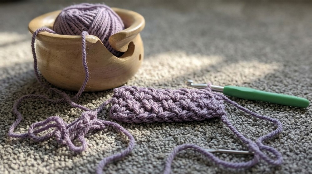 Super Cozy Crochet Striped Blanket 5