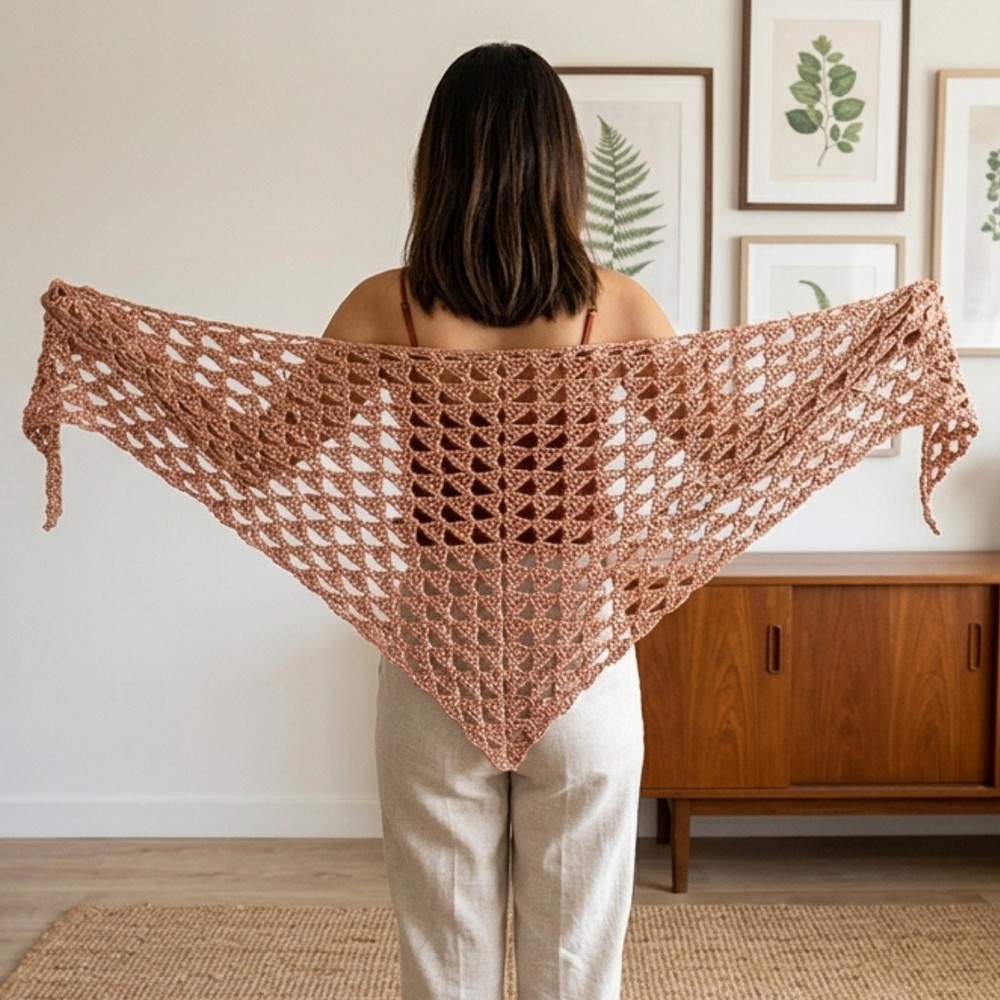 TRI TRA TRIANGLE SHAWL - FREE CROCHET PATTERN 9