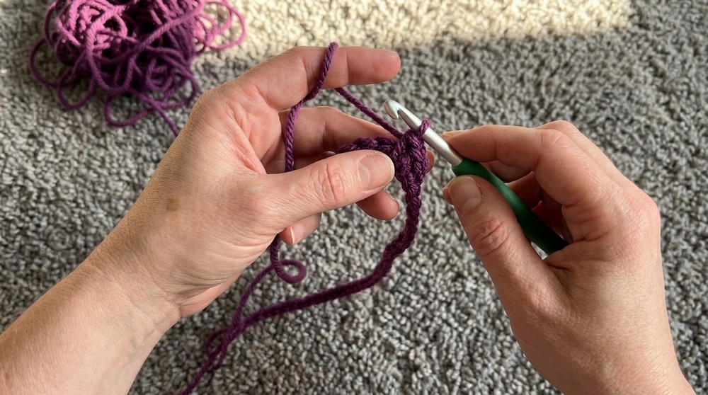 Textured Comfort Crochet Throw 3