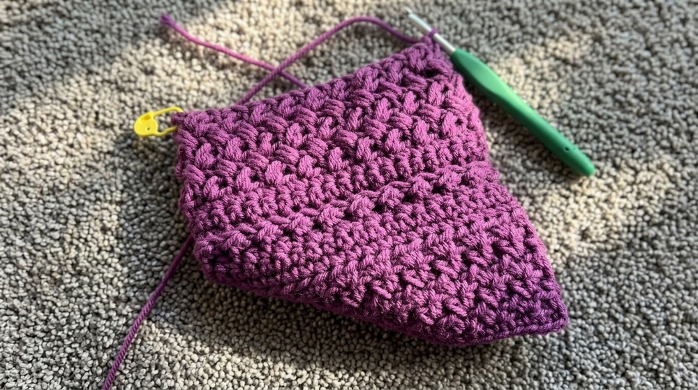 Textured Comfort Crochet Throw 6
