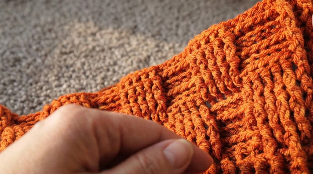 The EASY Basketweave Lap Blanket 6