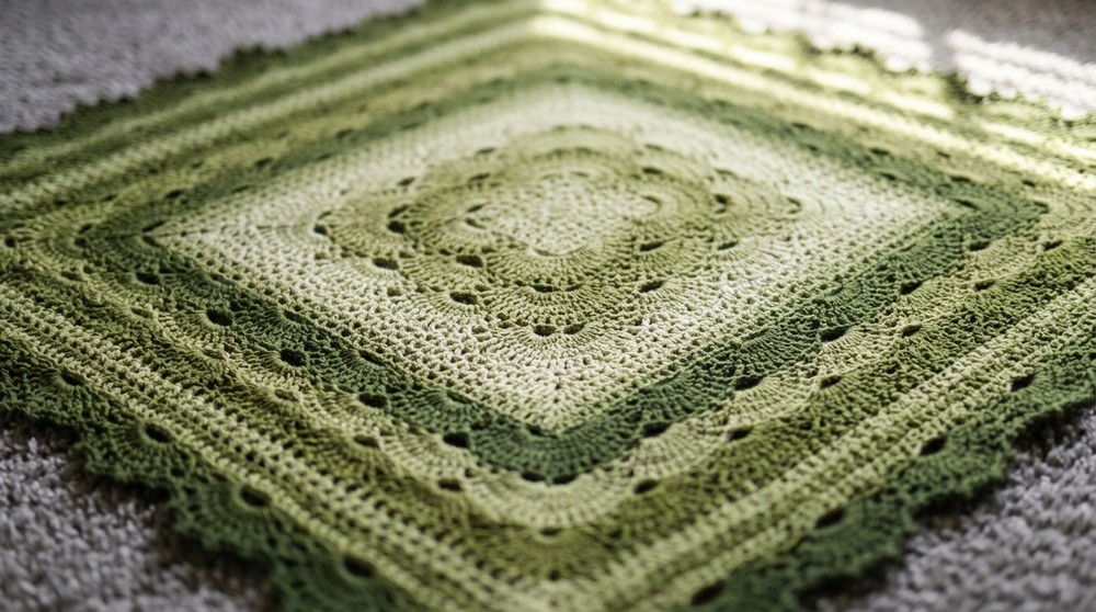 Victoria's German Shells Blanket How to crochet a blanket 2
