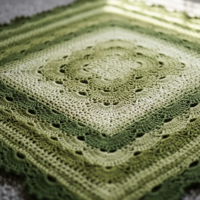 Victoria's German Shells Blanket How to crochet a blanket 8