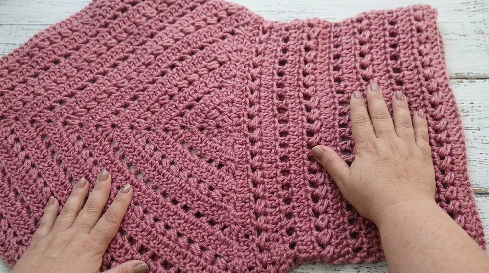 XL crochet bandana neck warmer - Super warm and easy to knit 5