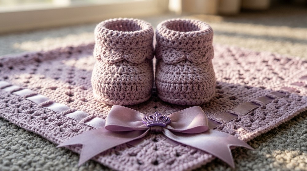 You won't believe how easy it is to crochet this baby blanke 2