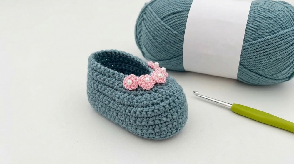 CROCHET BABY SNEAKER 2