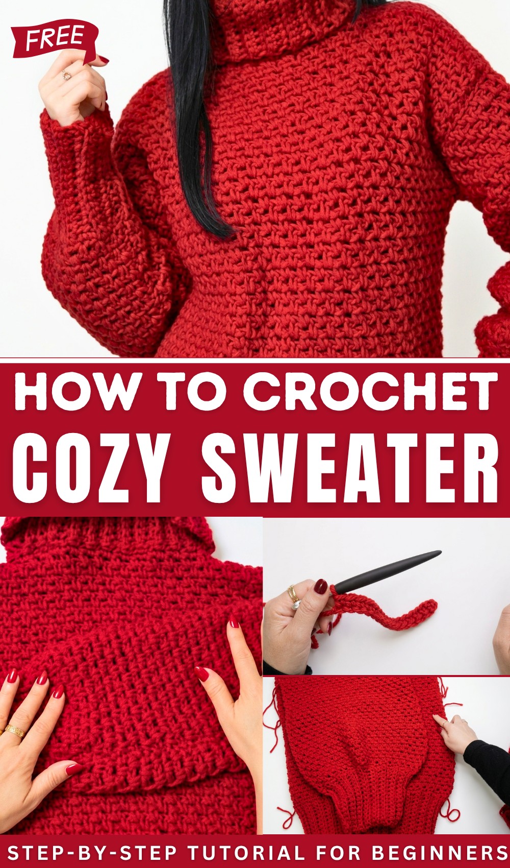 CROCHET SWEATER TUTORIAL CROCHET SWEATER 1