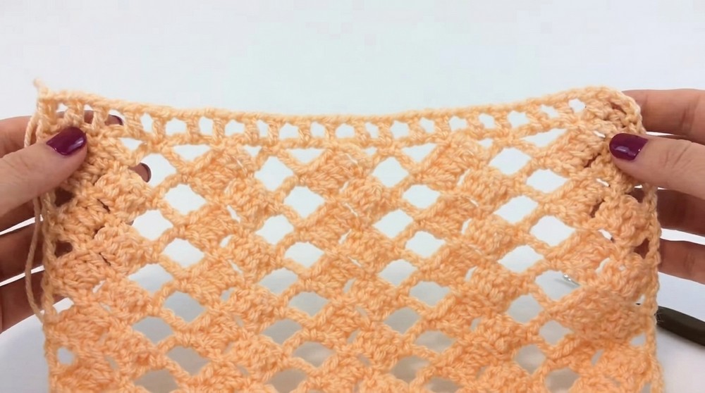 Caron Simply Soft Lace Scarf Tutorial, How to Crochet Easy Lace Scarf 6