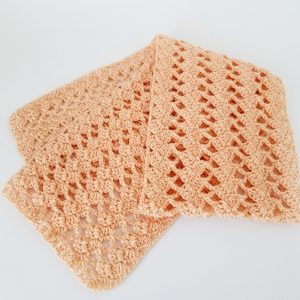 Caron Simply Soft Lace Scarf Tutorial, How to Crochet Easy Lace Scarf 8