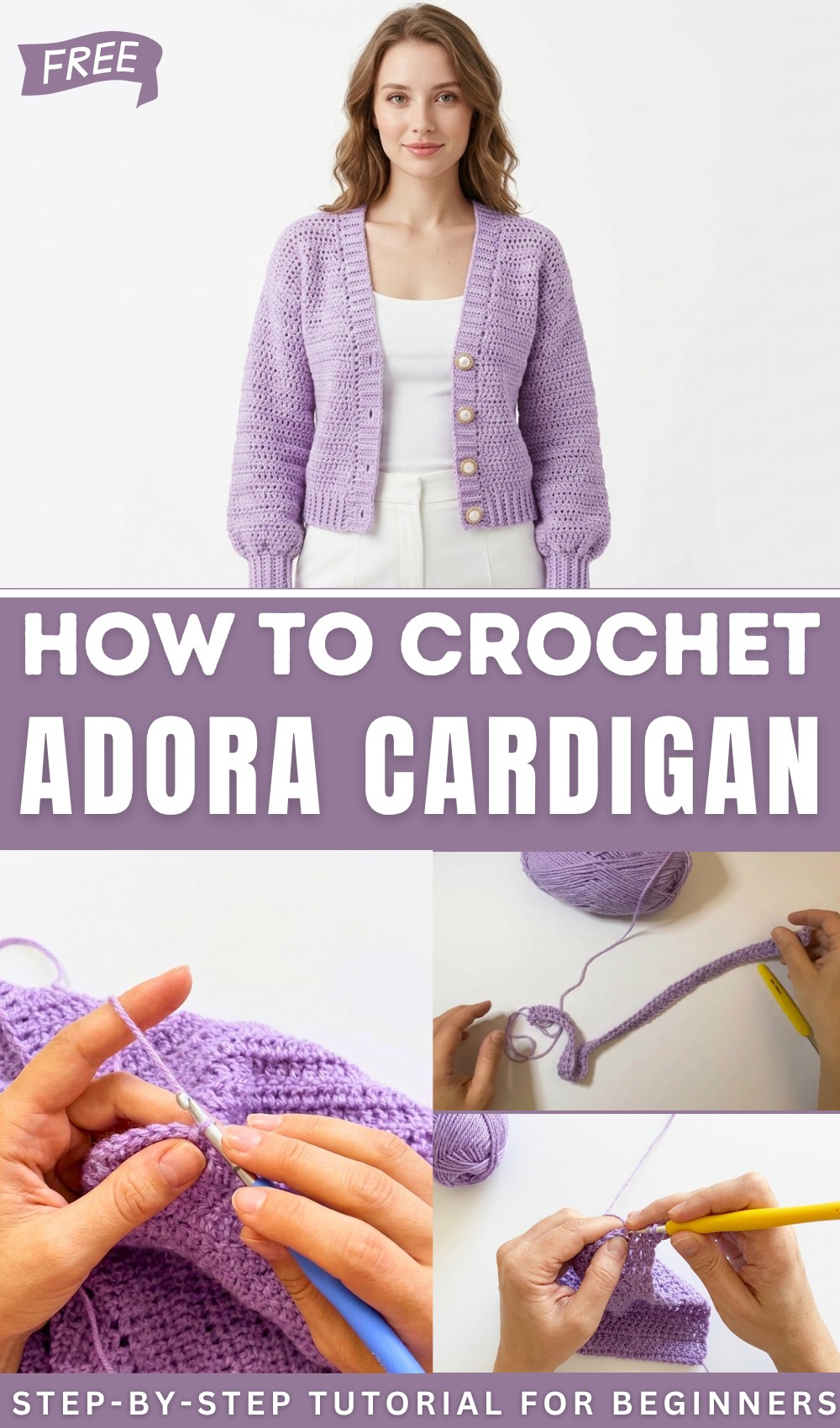 Crochet Tutorial - Adora Cardigan 1