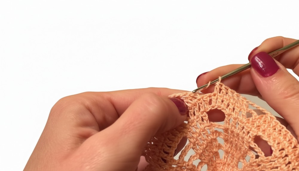 Dreaming of Spring Small Doily, Video Tutorial 5
