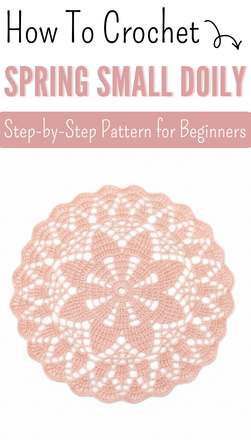 Dreaming of Spring Small Doily, Video Tutorial 7
