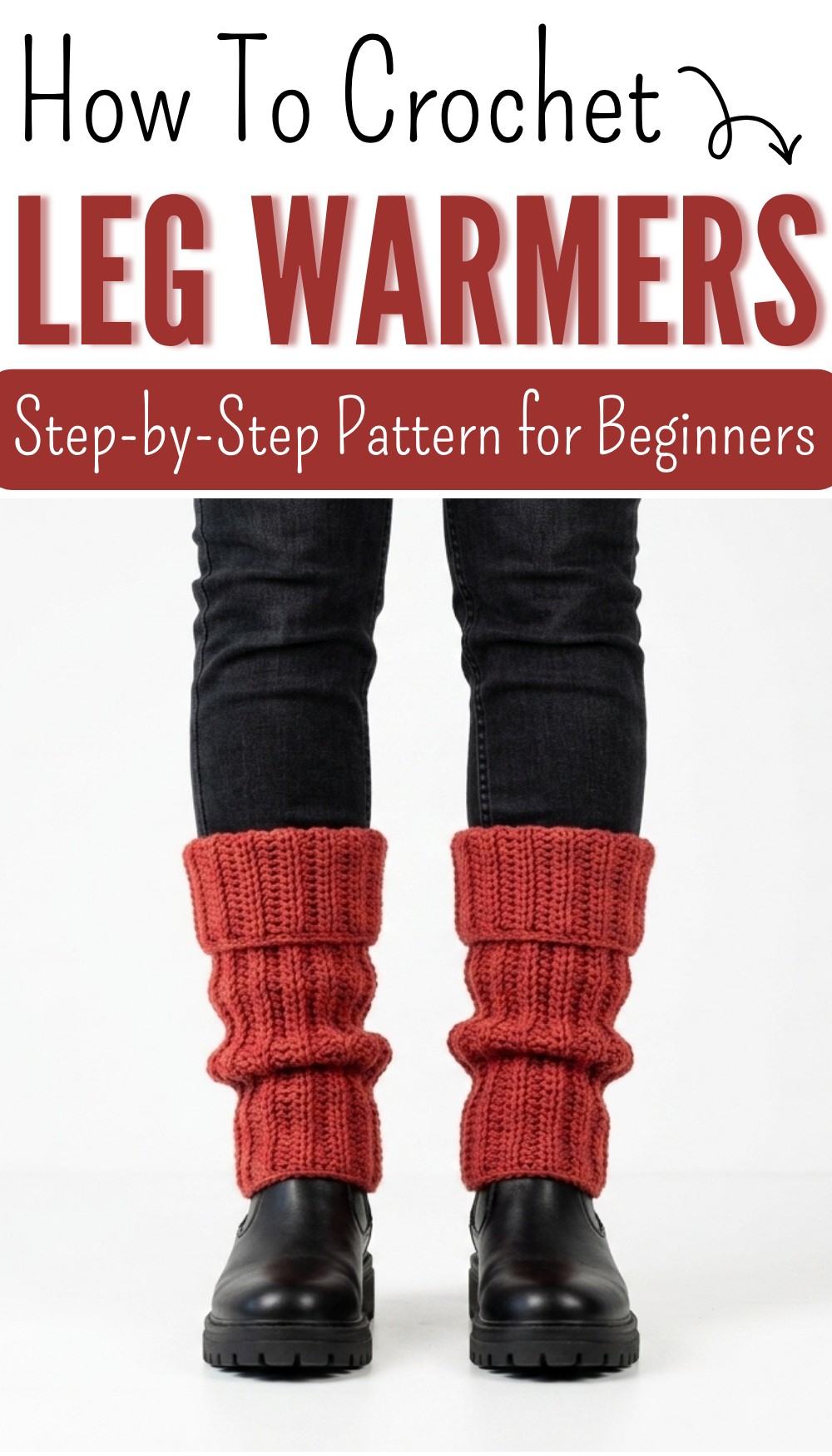 Easy Crochet Leg Warmers - Quick Tutorial for Beginners 7