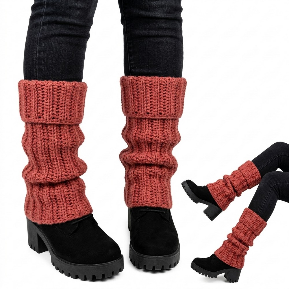 Easy Crochet Leg Warmers - Quick Tutorial for Beginners 8