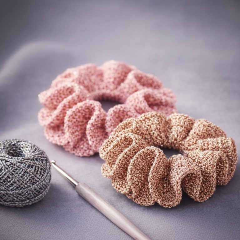 Easy Crochet Scrunchie The Perfect Handmade Gift 9