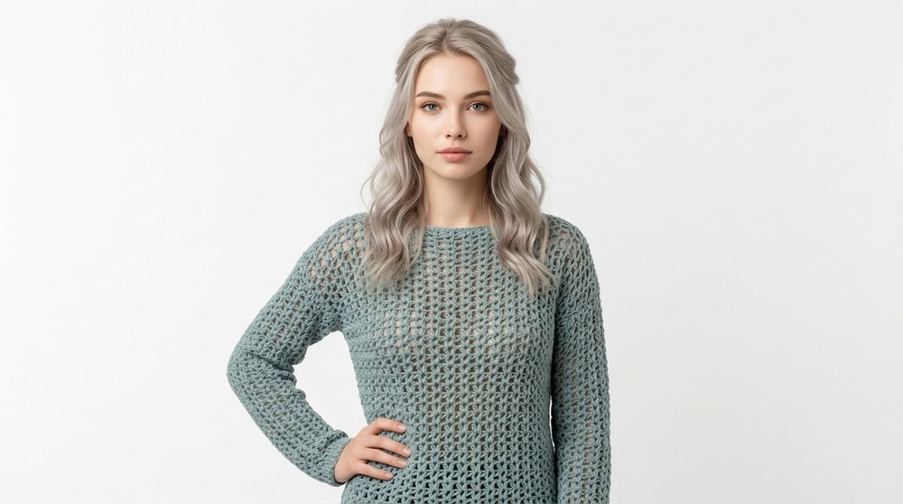Easy Crochet Sweater 2