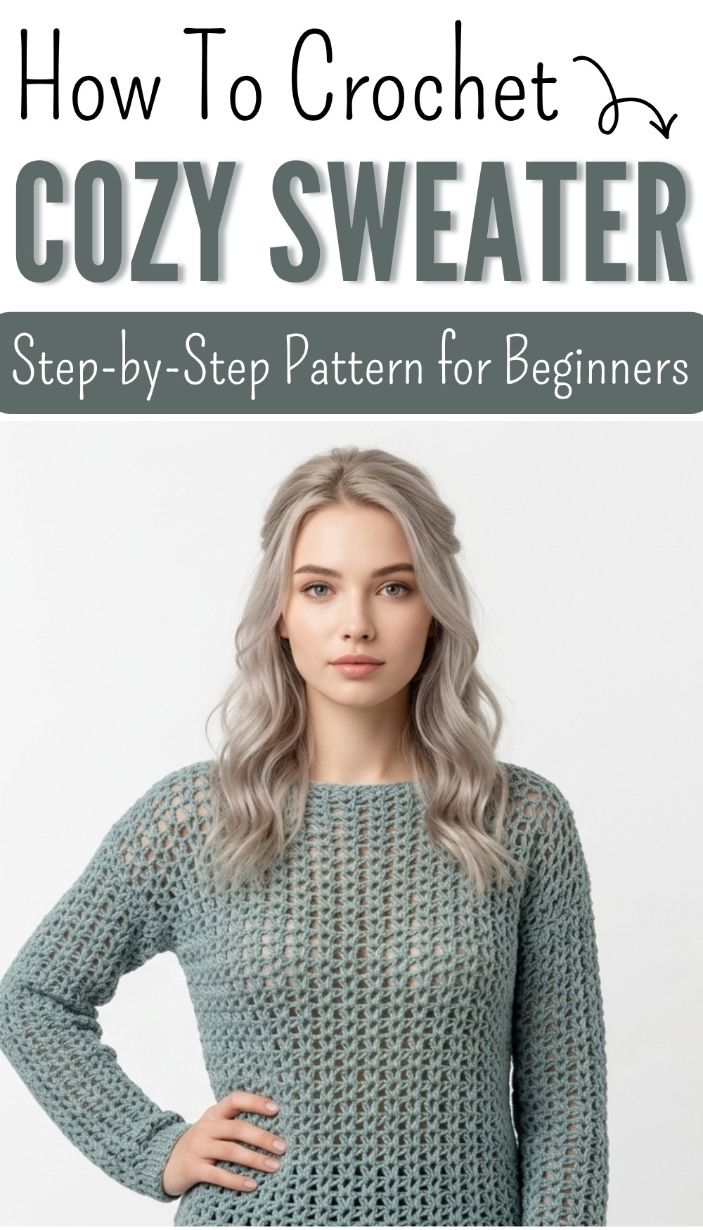 Easy Crochet Sweater 8