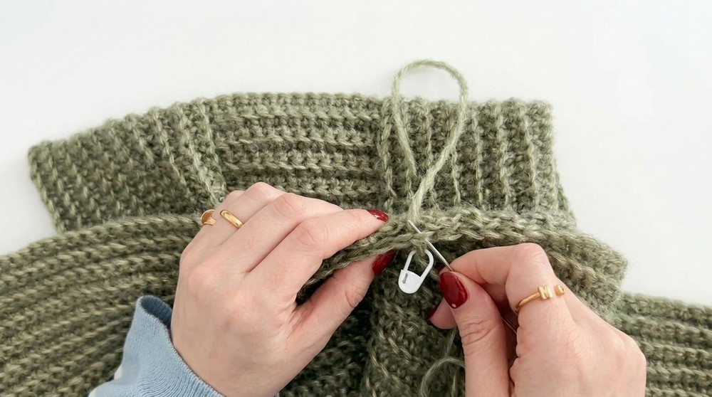 Easy and elegant crochet sweater (step-by-step tutorial) 5