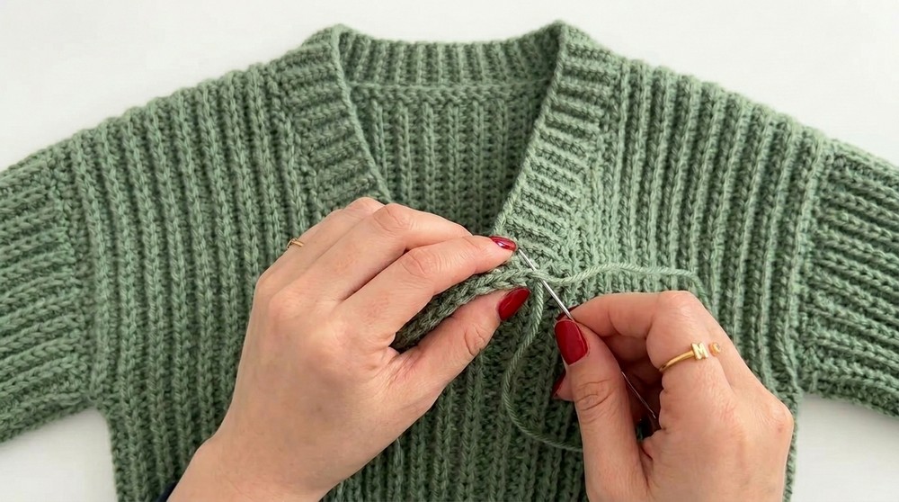 Easy and elegant crochet sweater (step-by-step tutorial) 6