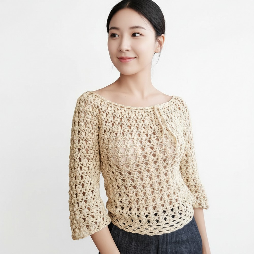 Easy crochet Stardust Jersey (step-by-step tutorial) 9
