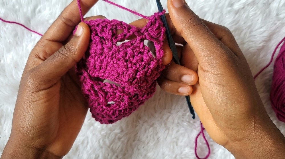 Guide to crochet a midi skirt Crochet skirt guide + Free Written Pattern 5