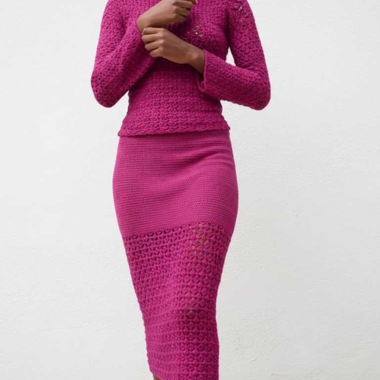 Guide to crochet a midi skirt Crochet skirt guide + Free Written Pattern 8