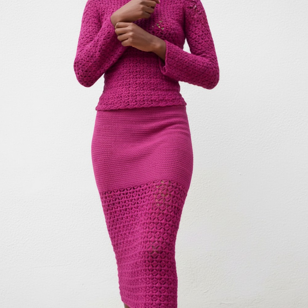 Guide to crochet a midi skirt Crochet skirt guide + Free Written Pattern 8