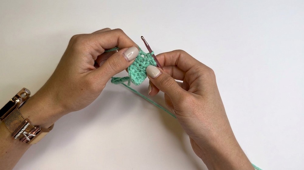 How to Crochet Hanging Plant Vines and Leaves 5