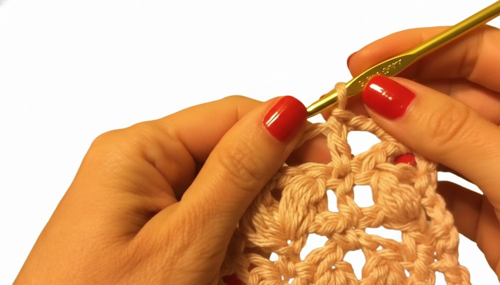 How to Crochet Lace Scarf with Puff Stitches Designs, Crochet Video Tutorial 4