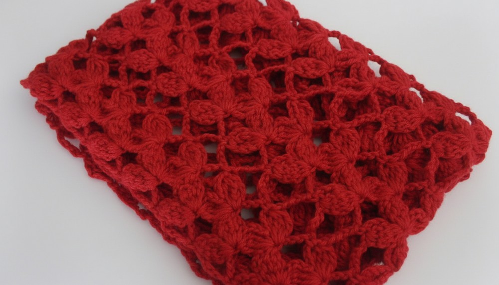 How to Crochet Lacy Leaves Spring Scarf, Advanced Beginners 8