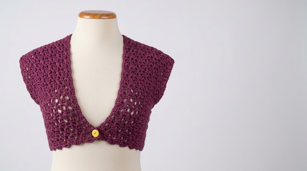 How to Crochet a Bolero for Beginners Step by Step 2