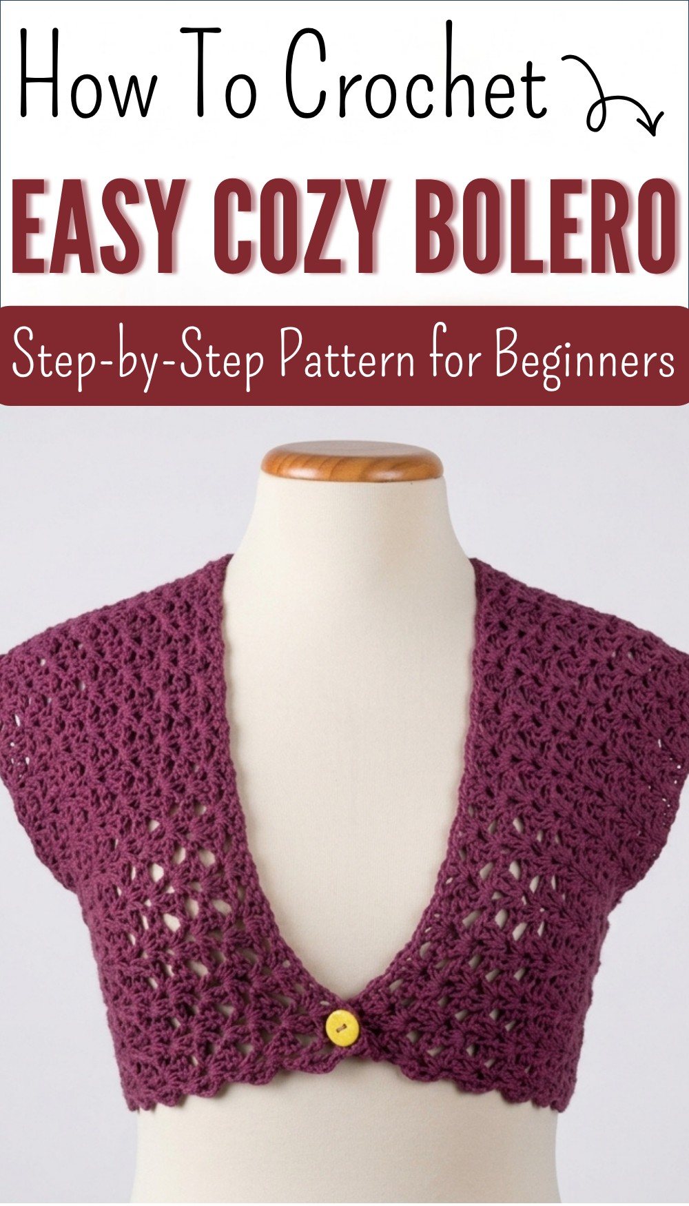 How to Crochet a Bolero for Beginners Step by Step 7