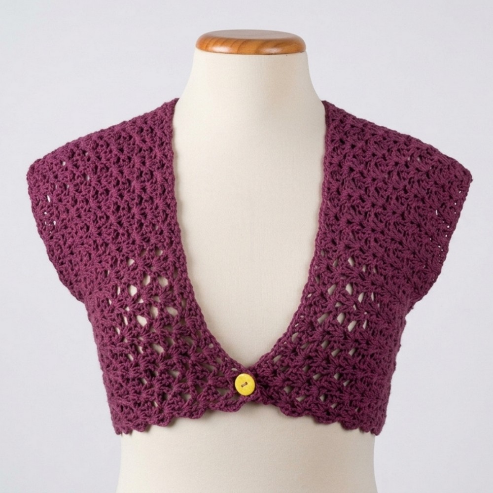 How to Crochet a Bolero for Beginners Step by Step 8
