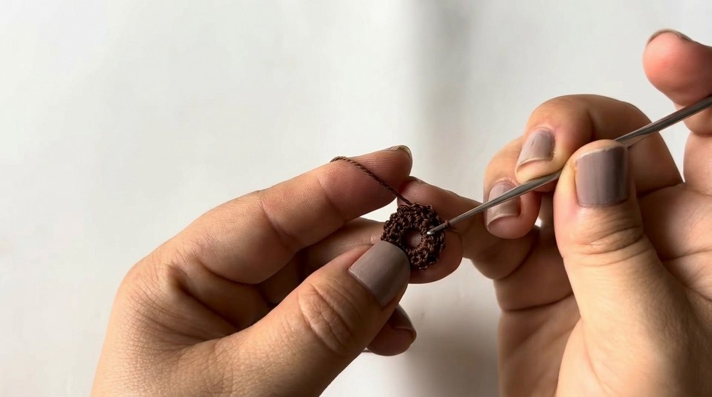 Irish Crochet Flower 3
