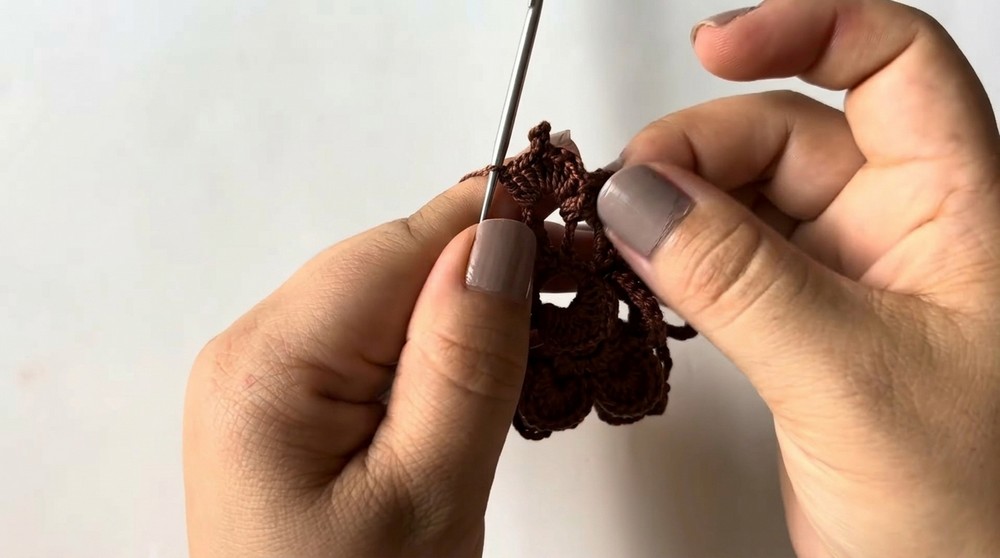 Irish Crochet Flower 6